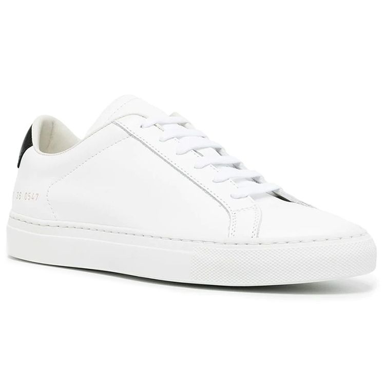 Common Projects  Retro Low White Black 2023 Women Sneakers 6081-0547