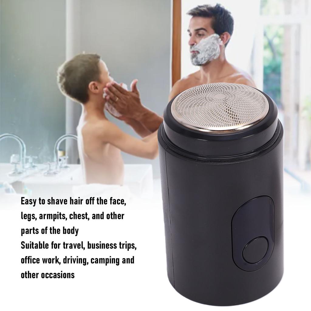 Mini Electric Shaver USB Rechargeable Portable Electric Beard Trimmer for Home Car Office Travel