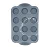 Non-Slip Silicone 12-Cavity Round Muffin and Cake Mold