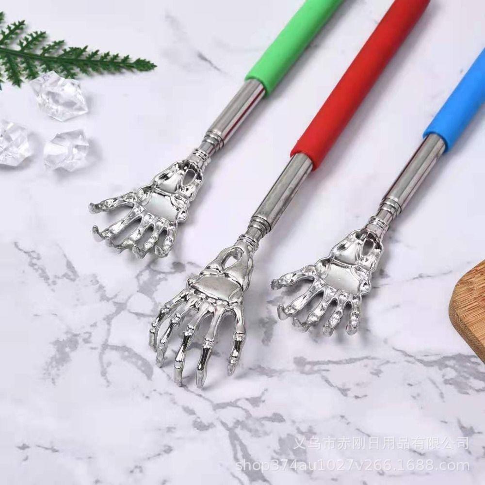 Itch Scraper Telescopic Backscratcher Extendable Back Scratcher Massage Claw Back Scraper