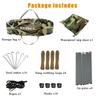 AKmax Military Tarp Survival Shelter Stan Lehký Bushcraft Fly By Bee Cover Rain and Sun Woodland