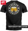 Unisexs TShirt Backprint Delicious Beer Beer Motif Alcohol Fun Graphic T Shirts Unisexs Clothing New In Tops Tees Cotton Women