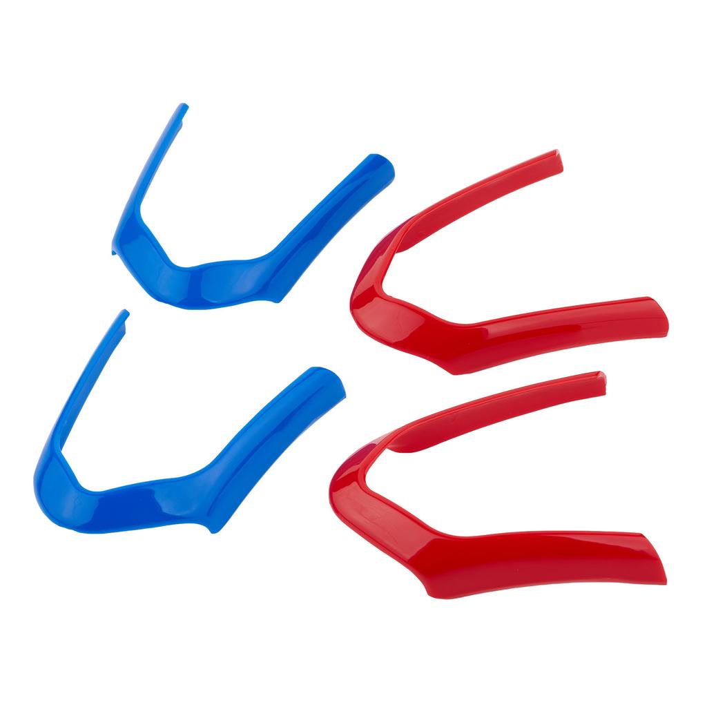 Rot oder Blau für BMW F20 F22 F21 F30 F32 F33 F36 F06 F12 F13 X5 F15 X6 F16 M-Sport ABS ChromLenkrad-Dekorationsrahmen