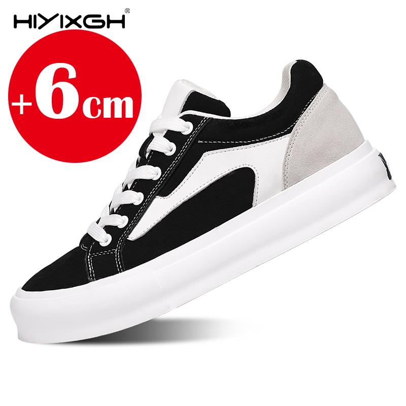 

Коровья замша толстая подошва ретро пэчворк пара обувь на платформе модная обувь увеличивающая рост 6 см нескользящая обувь для скейтборда 36 белый