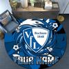 Custom Name VfL Bochum Round Area Rug,Carpet Rug for Living Room Bedroom Sofa Playroom Decor,Non-slip Floor Mat