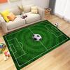 Fußballplatz Spielbereich Teppich Fußballrand Teppich Dekorative Waschbare Bodenmatte für Kinderspielbereich & Spielzimmer