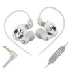 KZ EDZ Earphones Ultra Wide Frequency IEM Dual Damping Wired Headphones HiFi Bass Earbuds Gaming Headset With Mic PK EDX PRO X