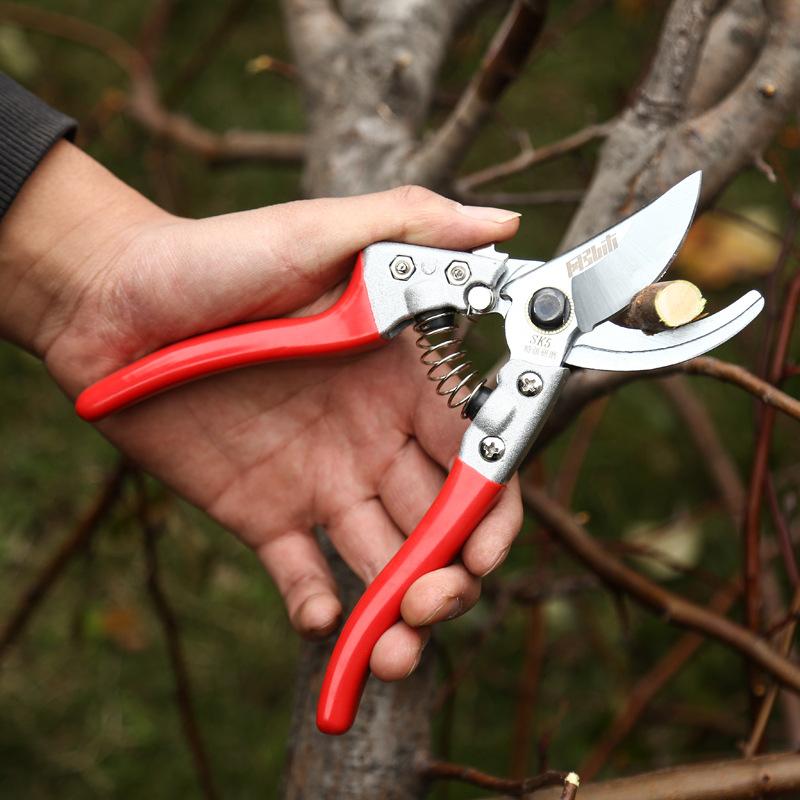 Pruning Shear V8 Garden Bonsai Scissors Garden Shears Massage Handle Root Branch Trim Pruning Tools