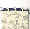 Maruzen Drawstring Shingen 20 X 28 X Featuring Japanese-made Bag, Style, 1.5 Cm, Choju-giga (animal Caricatures), White.