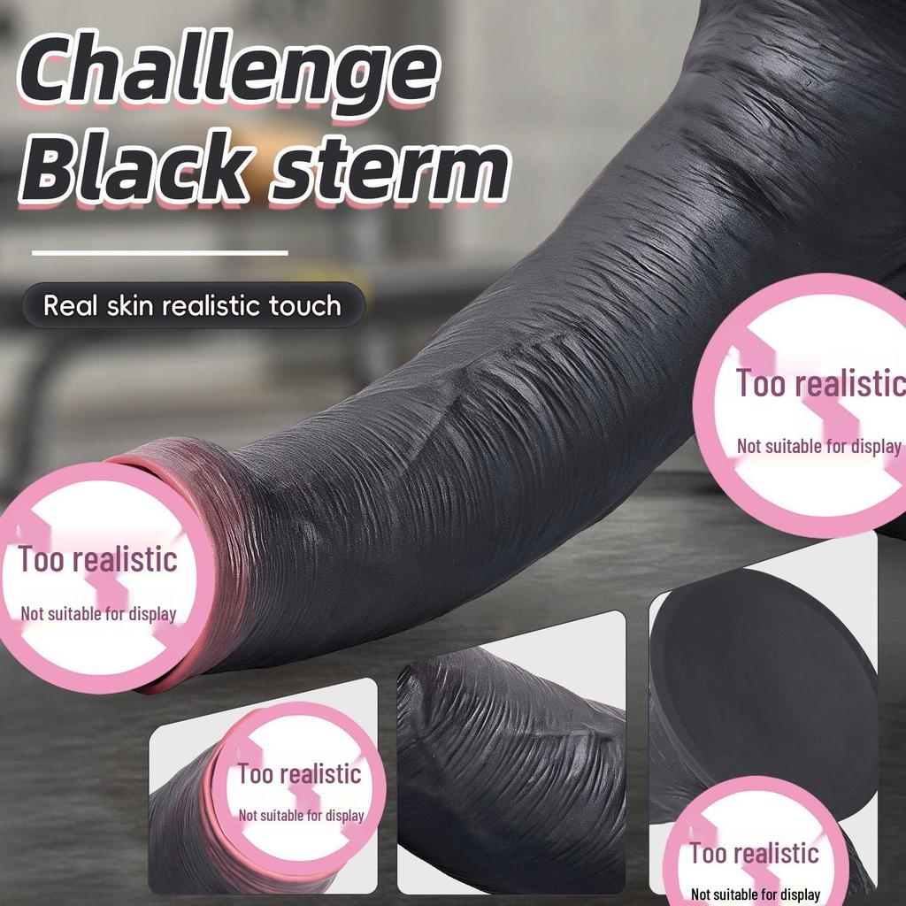 Realistic Silicone Foreskin Penis Female Masturbator