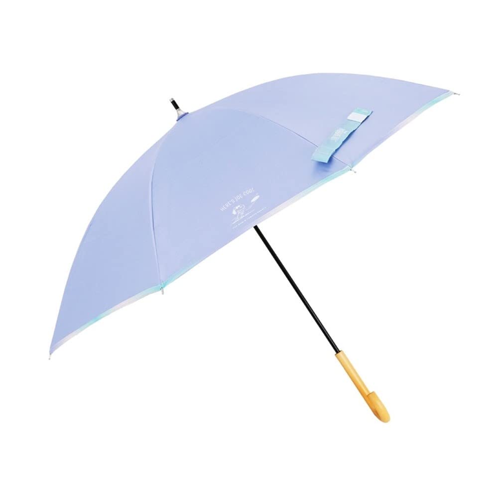 Ogawa Snoopy Parasol for Women, 99.9% UV Protection, Heat-Shielding, Water-Repellent, Peanuts Joe Cool, Purple, 50cm, 8 Ribs, 56179