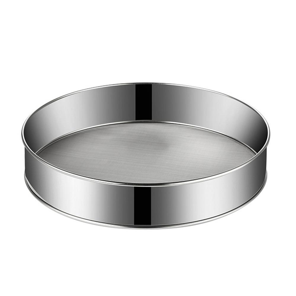Stainless Steel Flour Sieve Silver Handhold Strainer Sifters Mesh Flour Sifter  Kitchen Supplies
