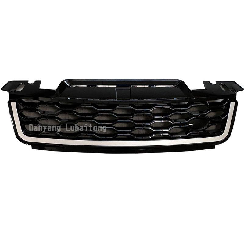 18-22 Range Rover Sport Center Grille: Black & Silver Bar Front Upgrade