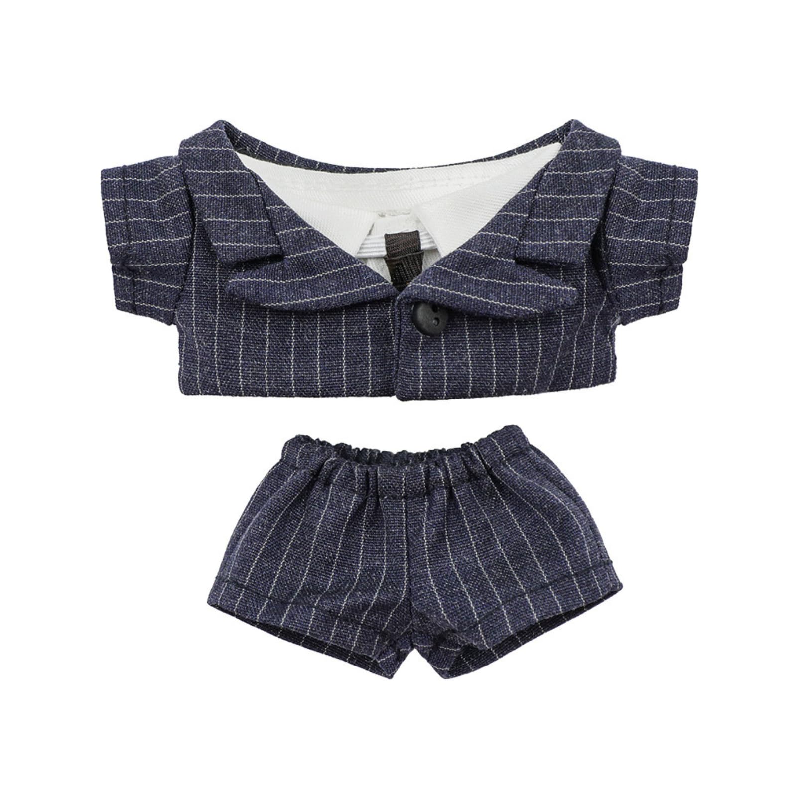 

COZENTA кукла плюшевая игрушка одежда плюшевая одежда рубашка брюки костюм галстук комплект милый 10 см (военно-морской флот)