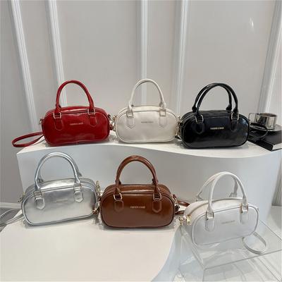 Fashion Trend Casual Texture Solid Color Ladies Simple Shoulder Crossbody Bag For Women