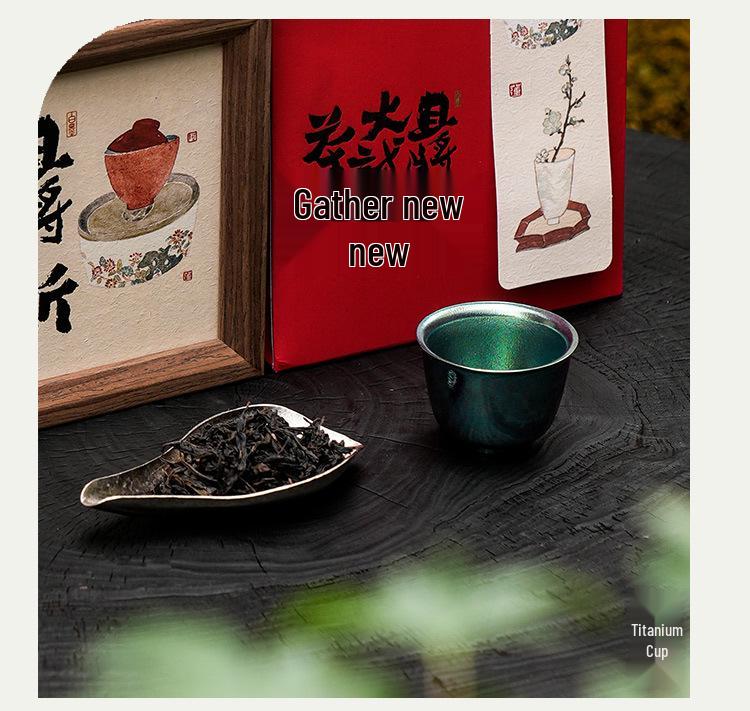 Customizable High-End Mid-Autumn Festival Tea Set - Cultural Souvenir for Clients & Employees with Logo Options
