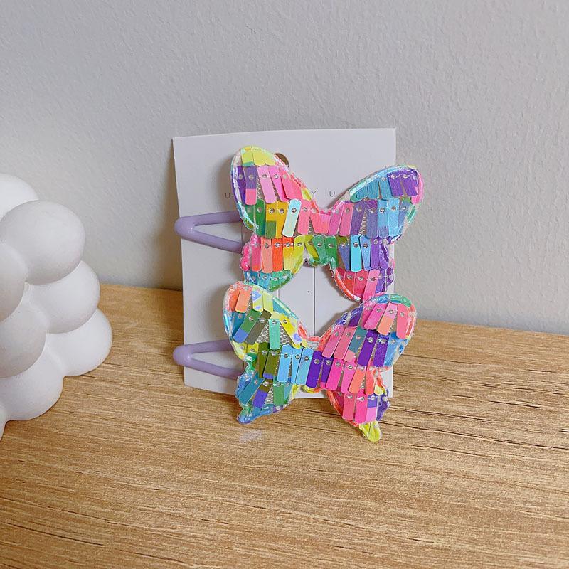 2 ST Nya Prinsessan Fjälligt Hjärta Flickor Hårnålar Härliga Barn Huvudbonader Hårspännen Hårklämmor Barrettes Håraccessoarer