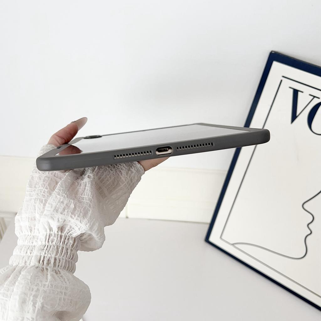 Tablet Case For iPad 9.7-inch (2018)/(2017)/Air 2 Shockproof Soft TPU Cover with Pencil Holder