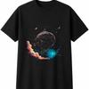 Anime Satellite Mens Womens T-Shirt Space Astronomy Unisex Novelty Gift Tee
