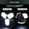 IRIS OHYAMA Variable Light Distribution LED Clip Light Indoor LED Floodlight 6000lm ILW-60GWC