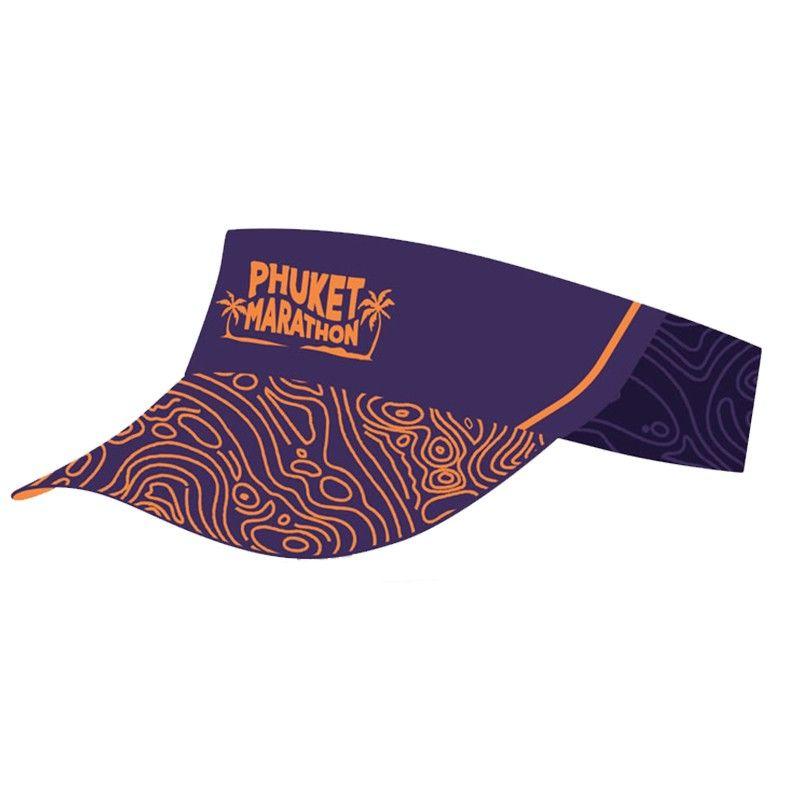 

Phuket Marathon Special Edition Turban Topless Hat Men s and Women s Same Outdoor Running Sports Breathable Sun Hat Purple
