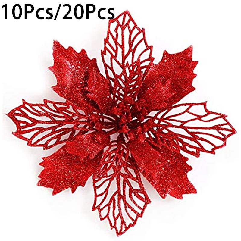 

10 шт., ручная работа, подвесные полые 11 см, аксессуары для рождественской елки, креативные, высокого качества, своими руками красный