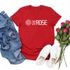 La T-shirt Kpop Rose Estetica Magliette KPOP Back To Me Maglietta Top Gruppo Coreano Donna Maniche Corte Top Regalo per i Fan