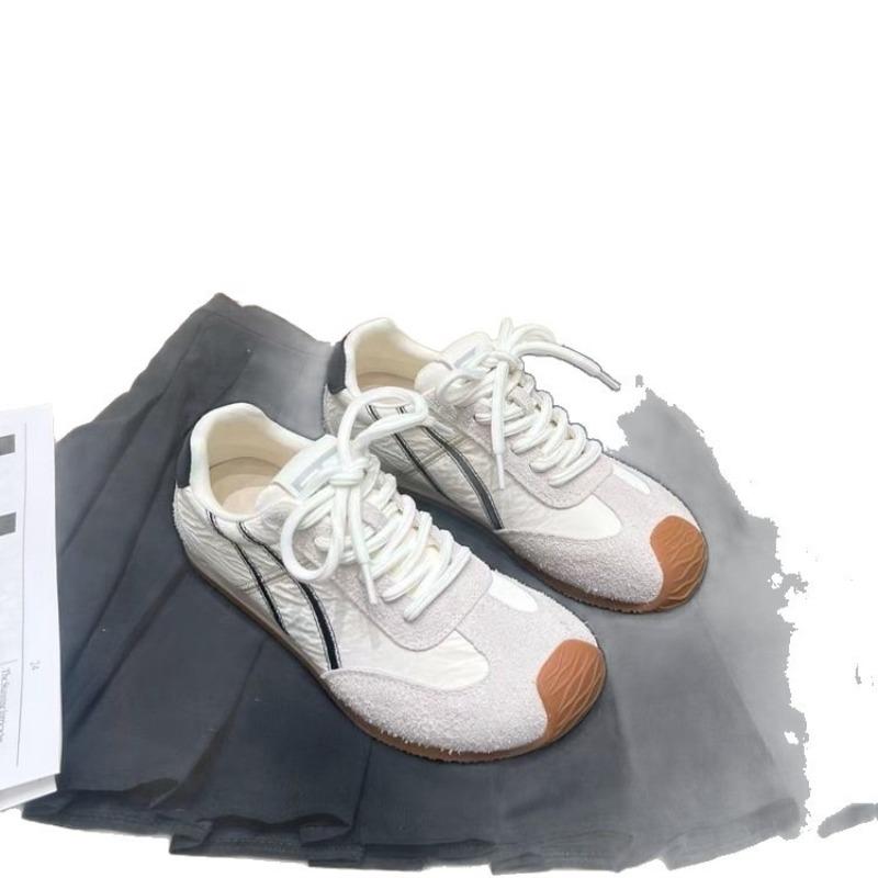 Retro Women's Autumn New Color Matching Versatile Sports Board Shoes Casual Shoes