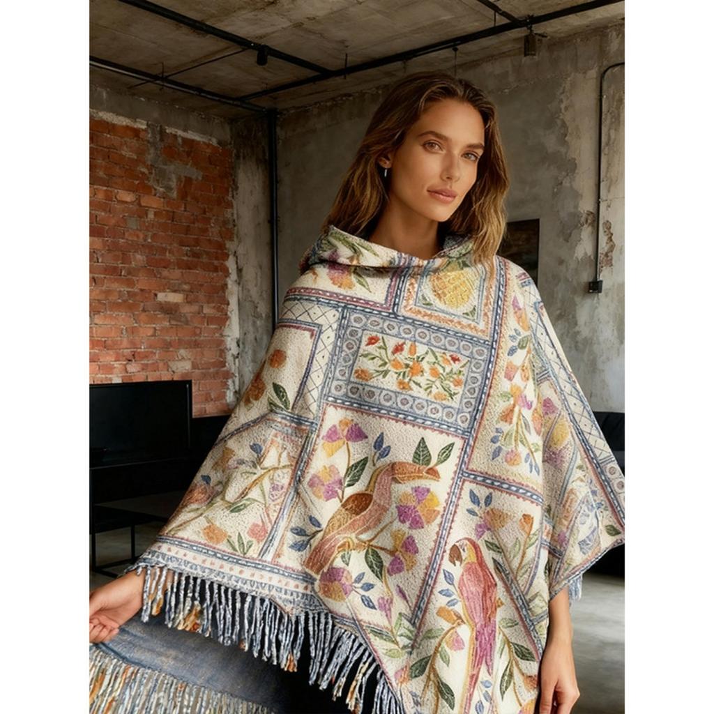 New Trending Cape Style Casual Outerwear, Popular Crossbody Cape Jacket for Women