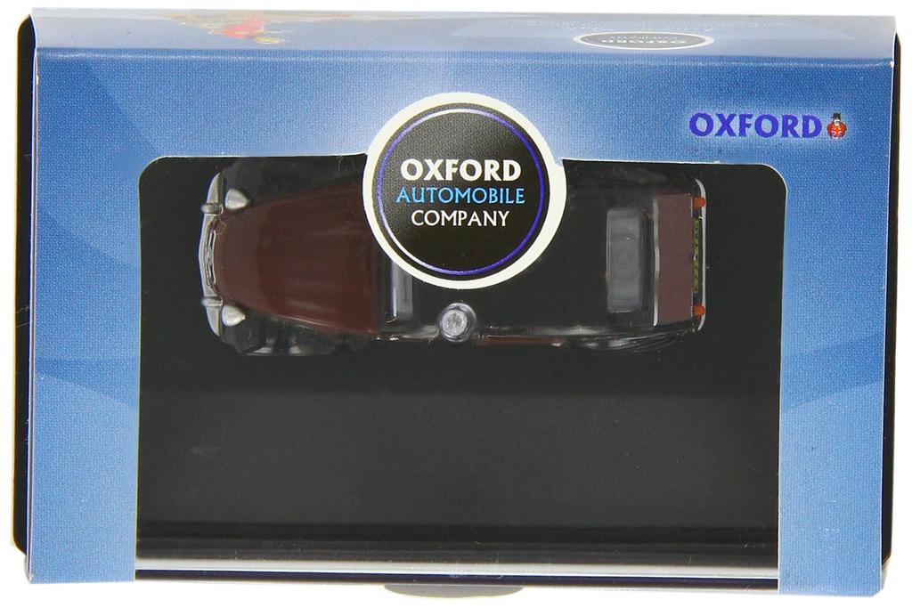 Maroon Black Oxford Diecast Charleston Citroen 2cv 176