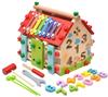 Xylophone Hammer Ball Shape Matching Multifunctional Toy Carpenter Toy