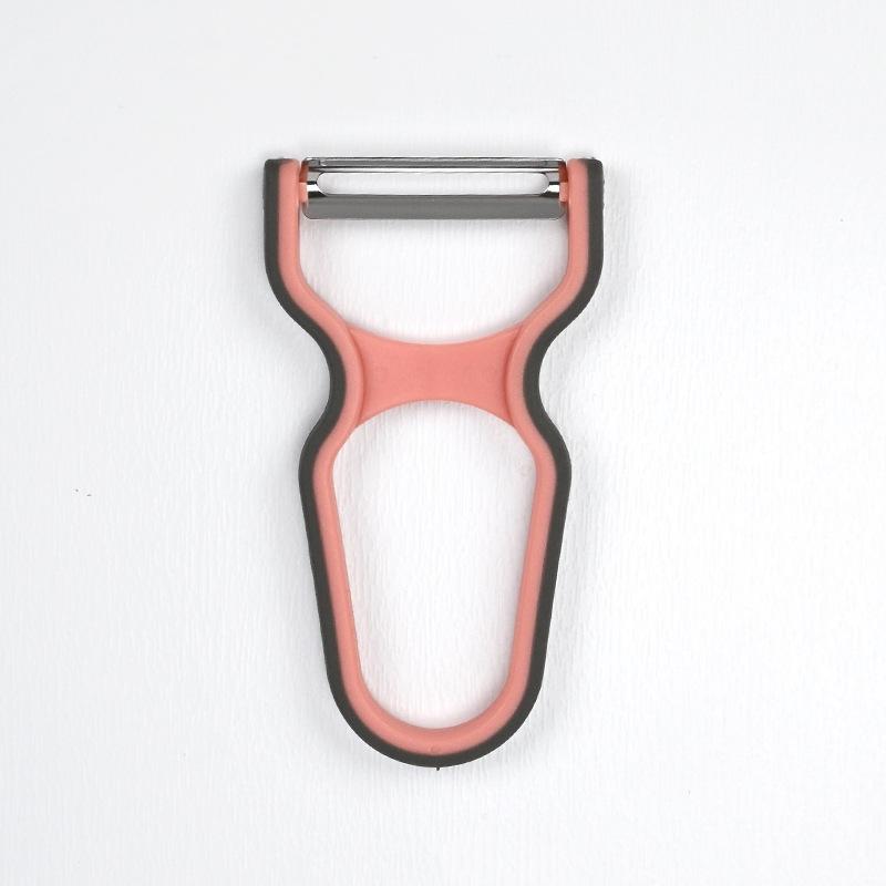 Stainless Steel Peeler - Swivel Blade Vegetable & Fruit Peeler for Kitchen, Ergonomic Non-Slip Handle (Potato, Apple, Carrot)