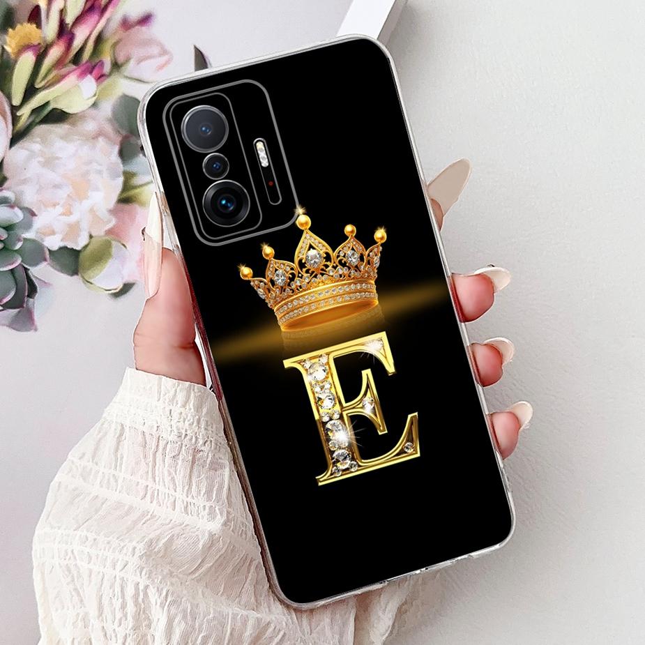 For Xiaomi 11T Pro Case Luxury Fashion Letters Cover Clear Silicone Phone Case For Xiaomi Mi 11T Pro Mi11T 5G Soft Fundas Bumper