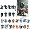 Christmas Countdown Blind Box Mini Acrylic Dragon Baby Hanging Decor For Holiday Gift Giving