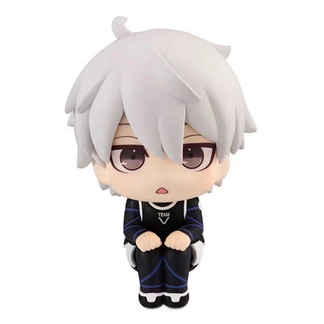 

Ручные фигурки Blue Lock Clean World Ichi, Fenglehui, Nagi Seishirou и Chigiri Hyoma для украшения корпуса компьютера, подарок Nagisei Shiro-10cm