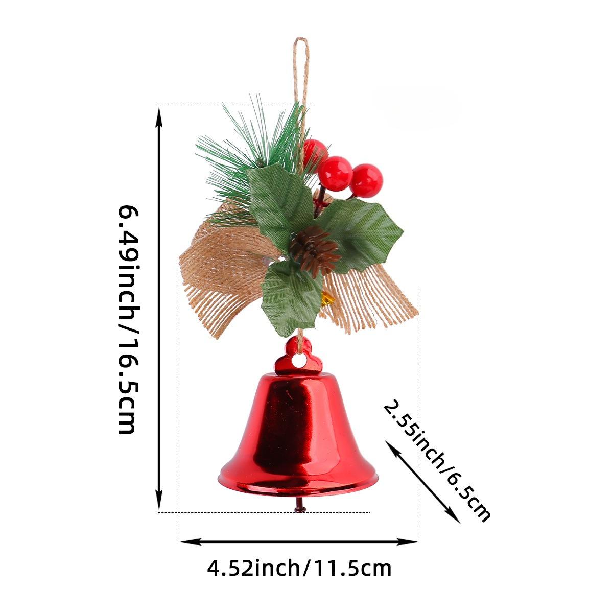 

Christmas bell accessories pendant DIY mall Christmas tree pendant bow bell decoration