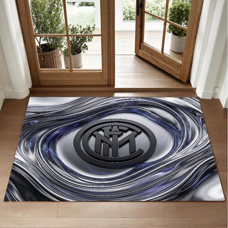Borussia Dortmund Design Crystal Velvet Rug Soft Decorative Mat for Bedroom Entrance