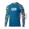 Pelagic Fishing Suit Men's Spring, Summer and Autumn Long Sleeve Sunscreen Hooded T-Shirt Breathable Luya Fishing Suit UV Protection