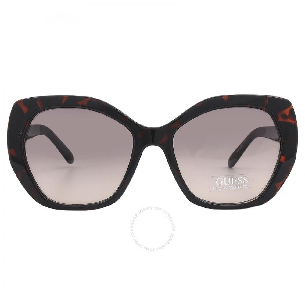 

Guess Factory Brown Gradient Butterfly Ladies Sunglasses Gf0390 52f 55