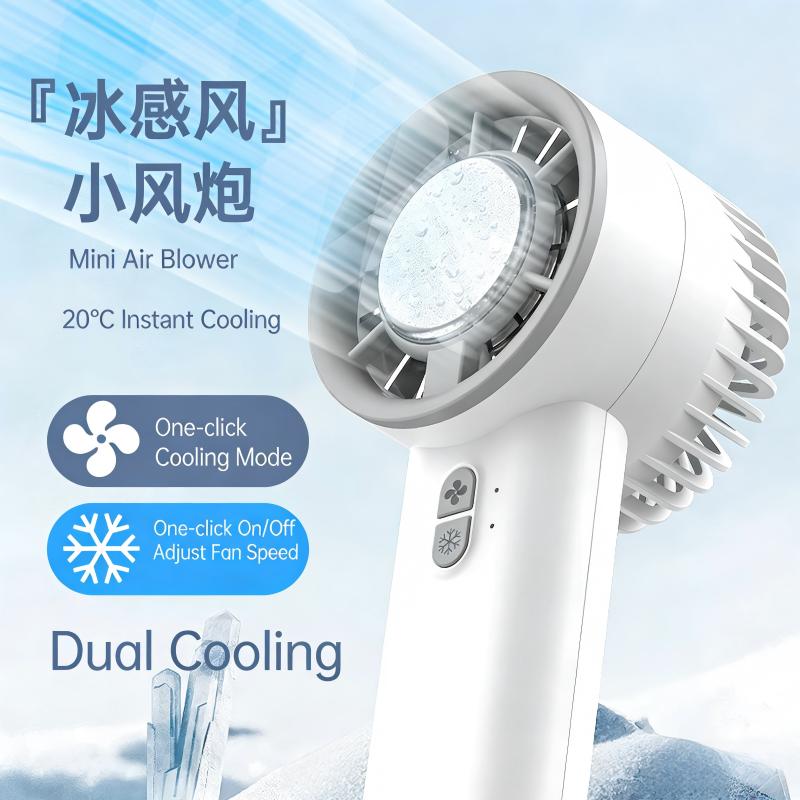 New Handheld Mini Fan Portable Semiconductor Ice Cooling Fan Mini Portable Handheld Cooling Fan For Home Office Travel