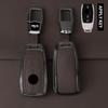 Zinc Alloy Leather Car Key Fob Case 3/4 Button Fits   Mercedes-Benz A220 E63S Amg E-Class Gle 350 4Matic E300 E400 E43 W