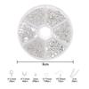 6Grids Alloy Accessories Jewelry Findings Set Repair Tools Lobster Clasp Open Jump Rings Earring Hooks for DIY Jewelry Making