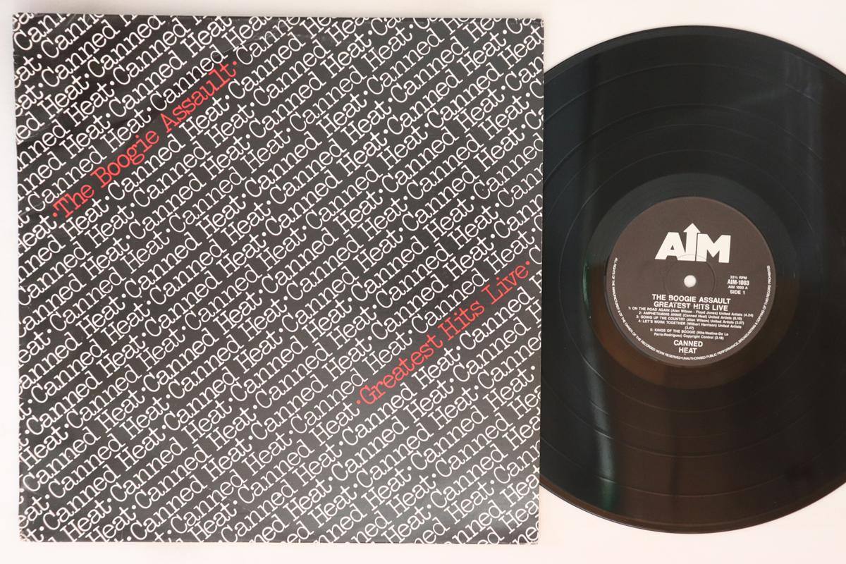 

LP Record CANNED HEAT - Boogie Assault Greatest Hits Live AIM1003 AIM 1987 Australia Rock Used