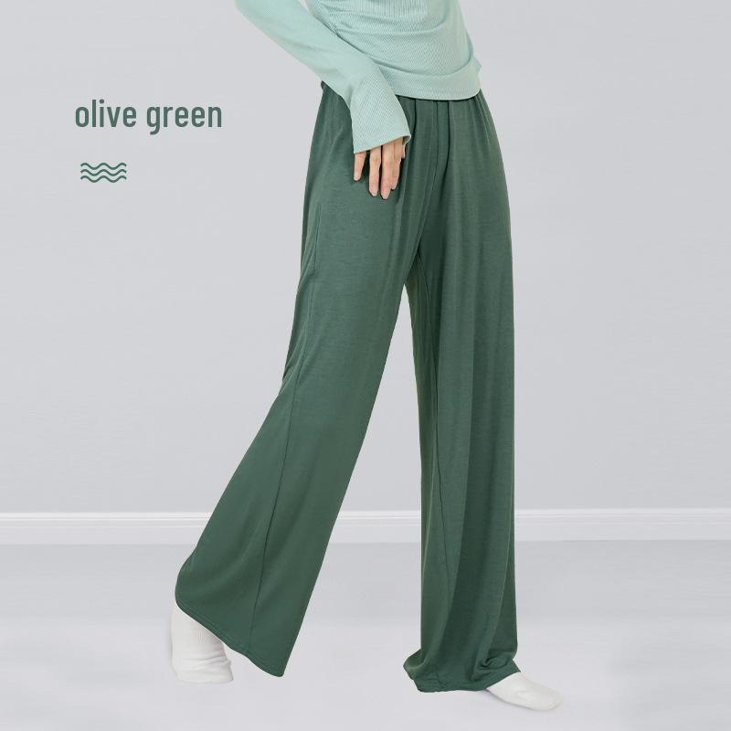 Women's High-Waisted Modal Dance Pants - Classical & Modern Styles