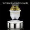 Silicone Glass Oil Bottle With Brush Grill Oil Brushes Liquid Oil Pastry Kitchen Baking BBQ Tool Kitchen Tools