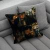 P-Post M-Malone Pillow Case Soft Cushion Cases for Farmhouse Sofa Decor Home Decorations and Protector