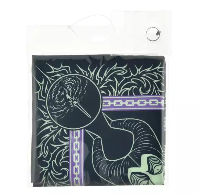 Disney Maleficent and Diablo Scarf and Ring Set BK DISNEY VILLAINS Japan NEW