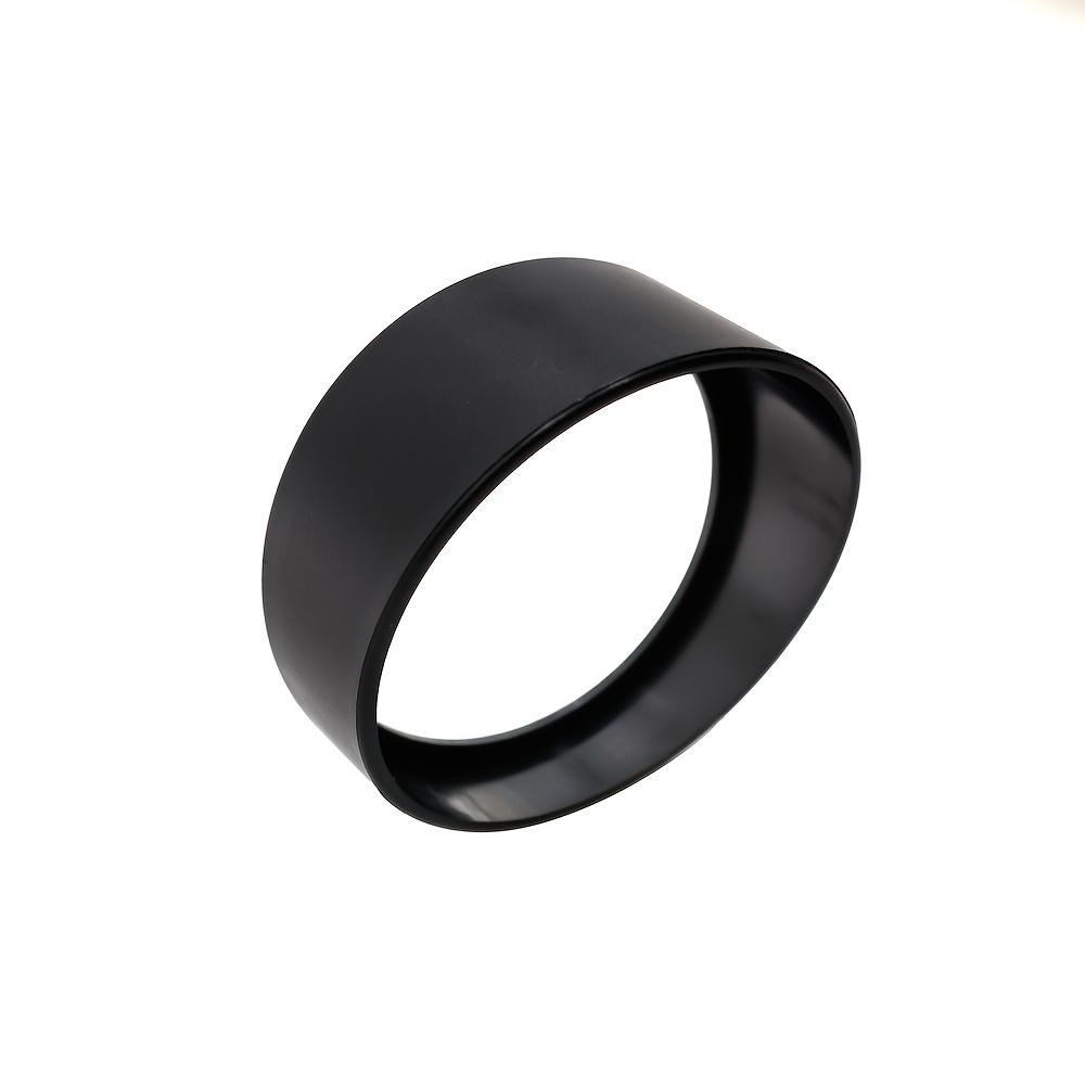 52mm Gauge Sun Visor Cap Sleek Black ABS Light Shield for Enhanced Driving Comfort & Precision