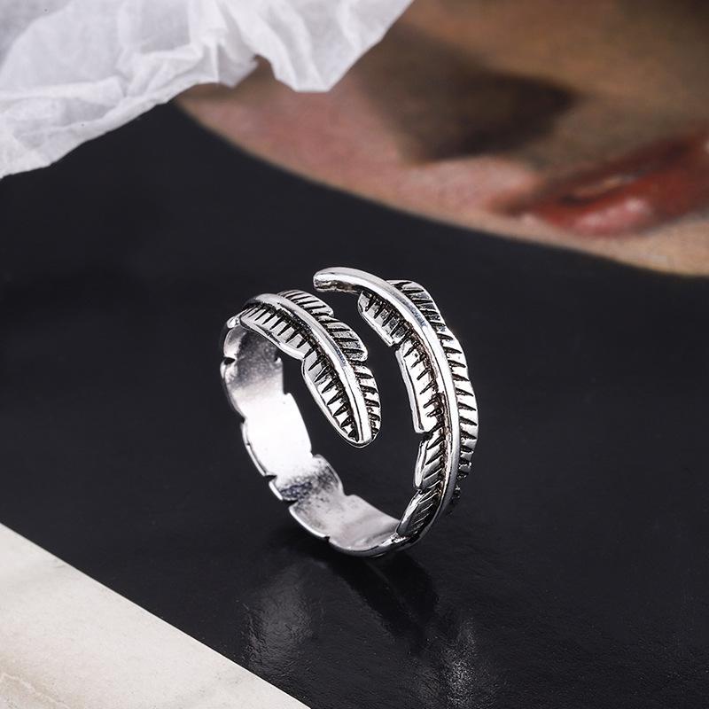 Men’s S925 Silver Index Finger Ring - Trendy Niche Style, Internet Celebrity-Inspired, Simple Yet High-End.