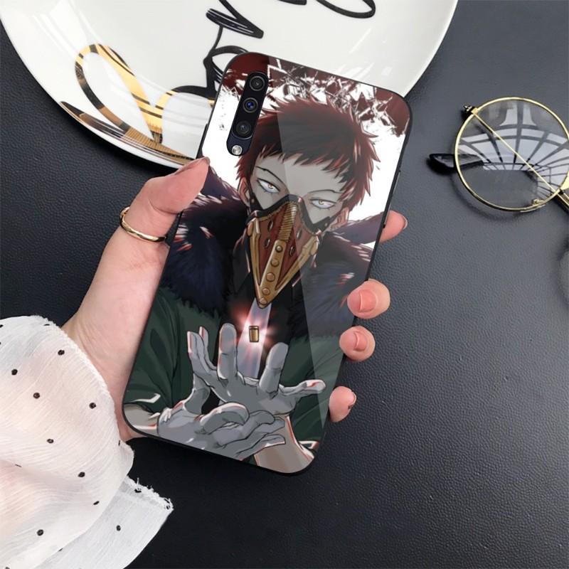 Kai Chisaki My Hero Academia Phone Case For Samung A32 A51 A52 NOTE 10 20 S10 S20 S21 S22 Pro Ultra Black PC Glass Phone Cover